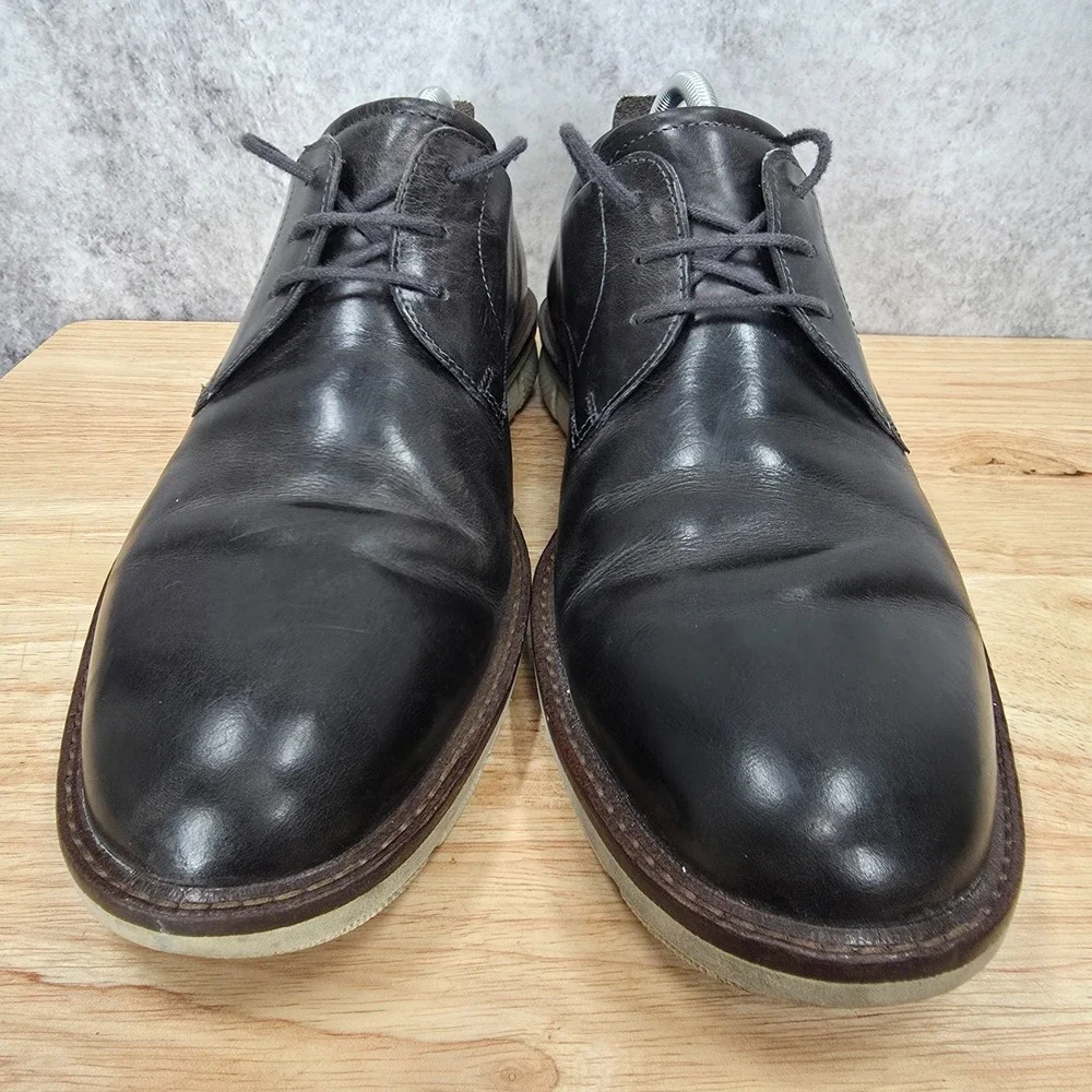 Ecco Jeremy Derby Shoes Mens 43 US 9 - 9.5 Black Hybrid Oxford  Casual Sneaker